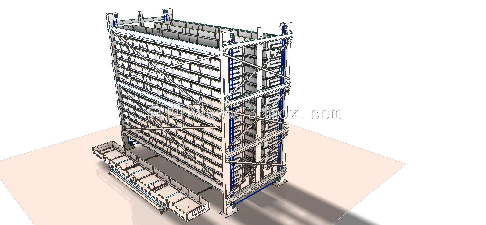 Metafold 棒材/管材/管材/铁棒自动存储系统