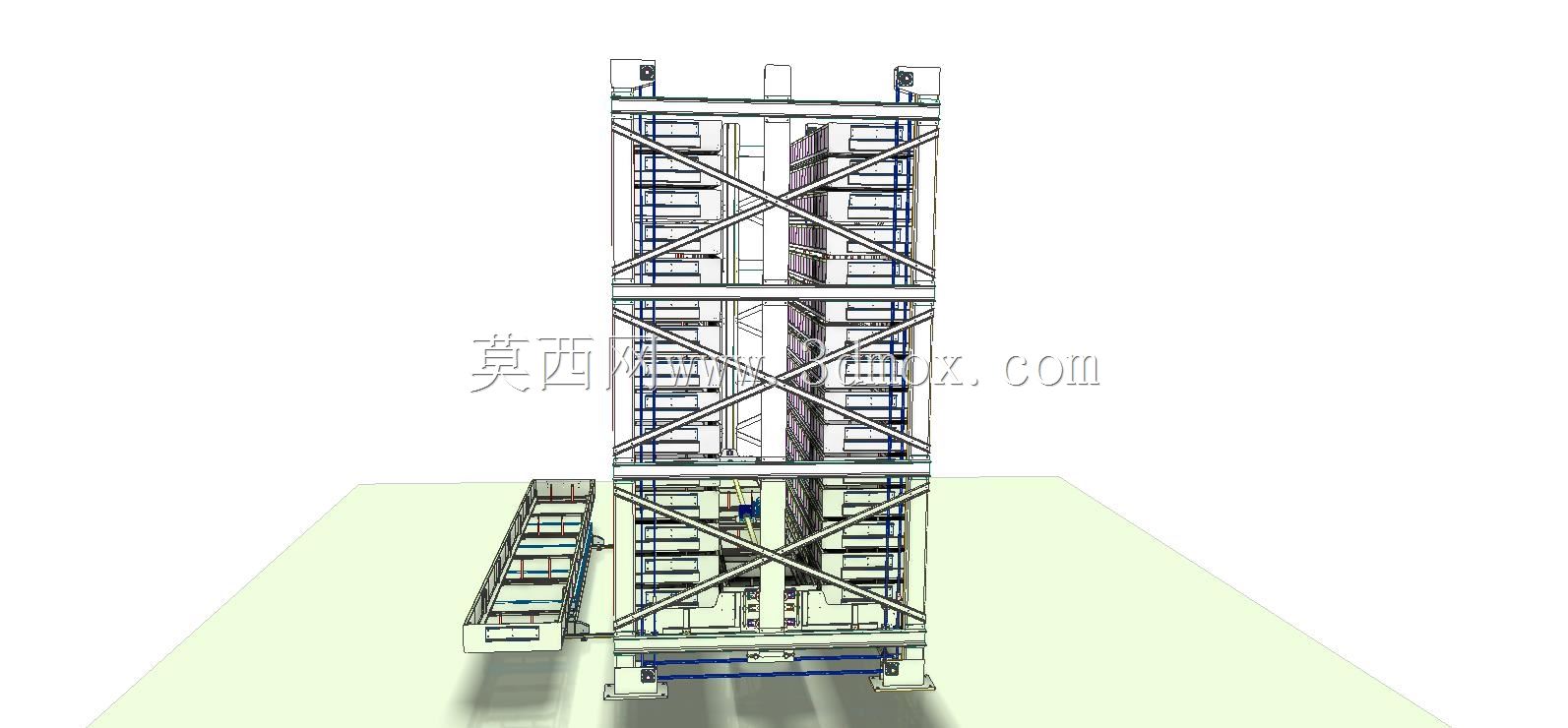 Metafold 棒材/管材/管材/铁棒自动存储系统