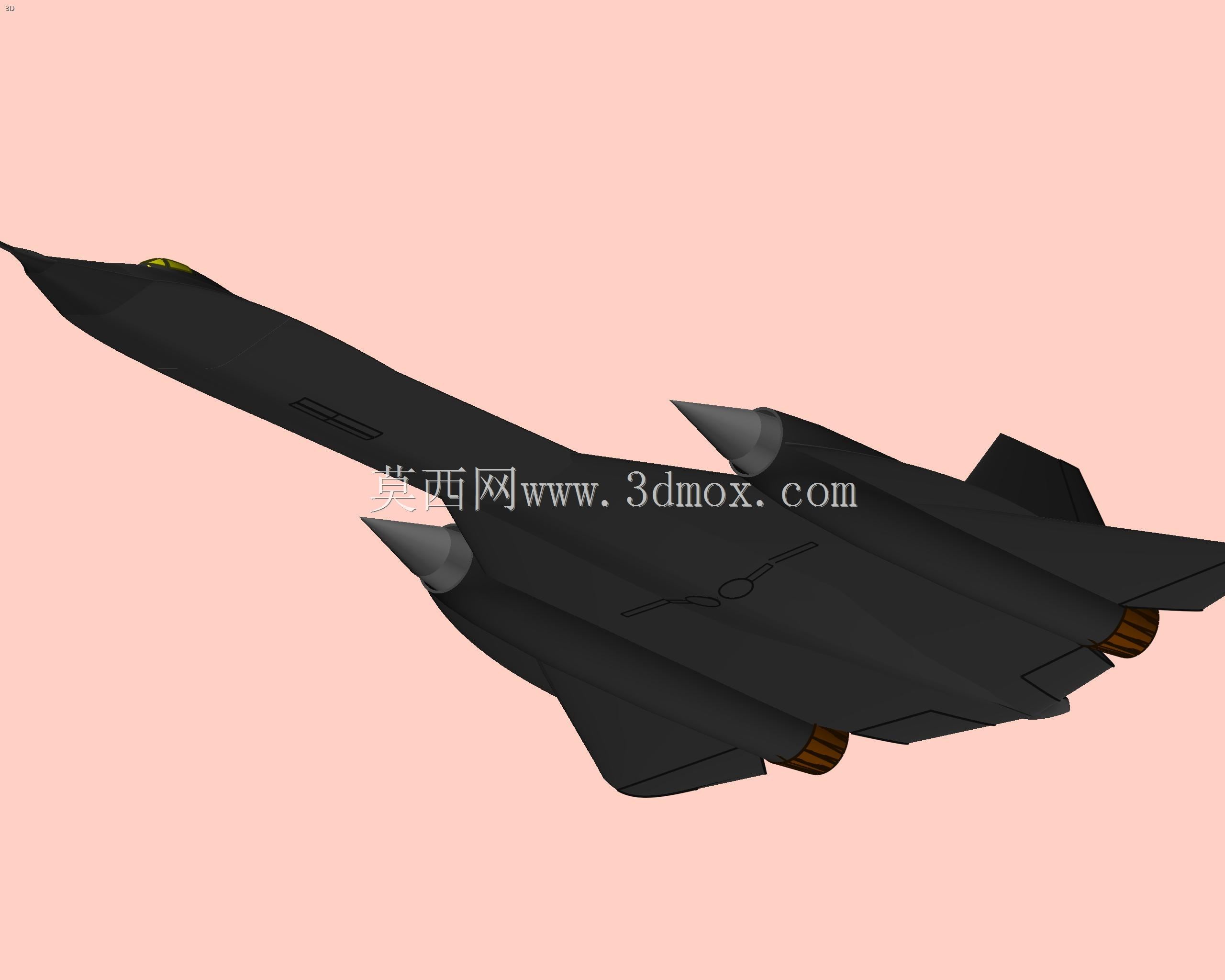 洛克希德 SR-71 侦察机实体装配模型
