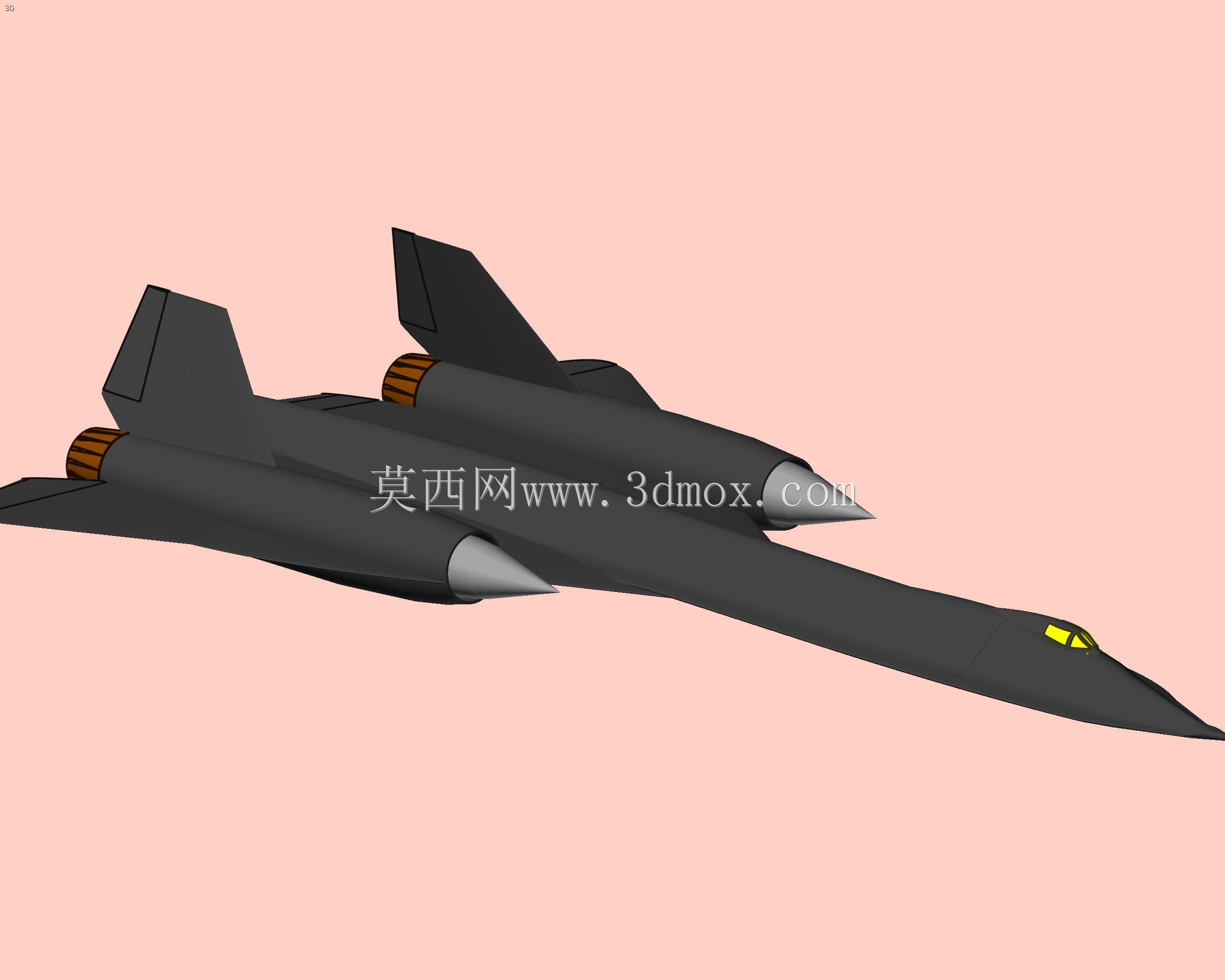 洛克希德 SR-71 侦察机实体装配模型