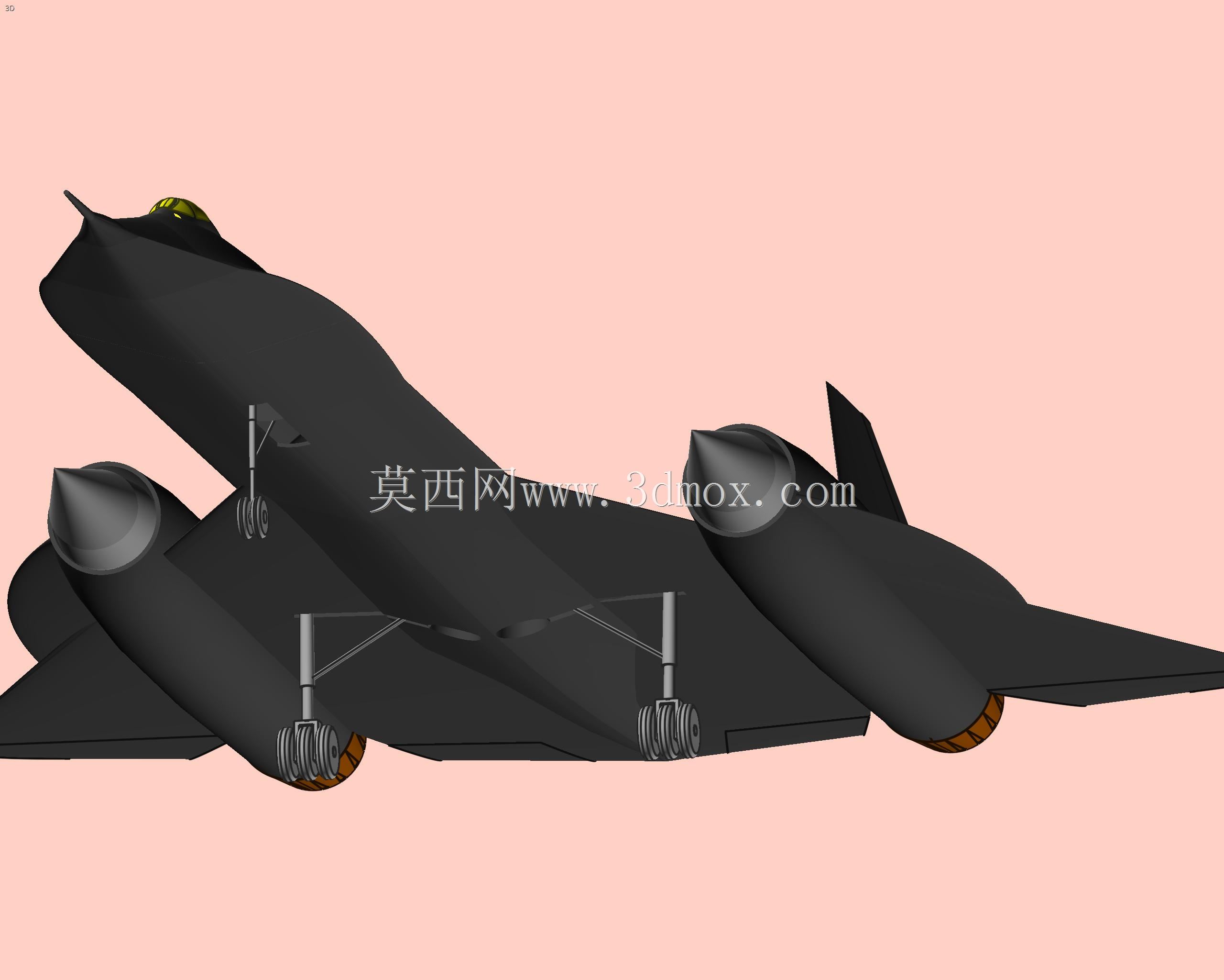 洛克希德 SR-71 侦察机实体装配模型