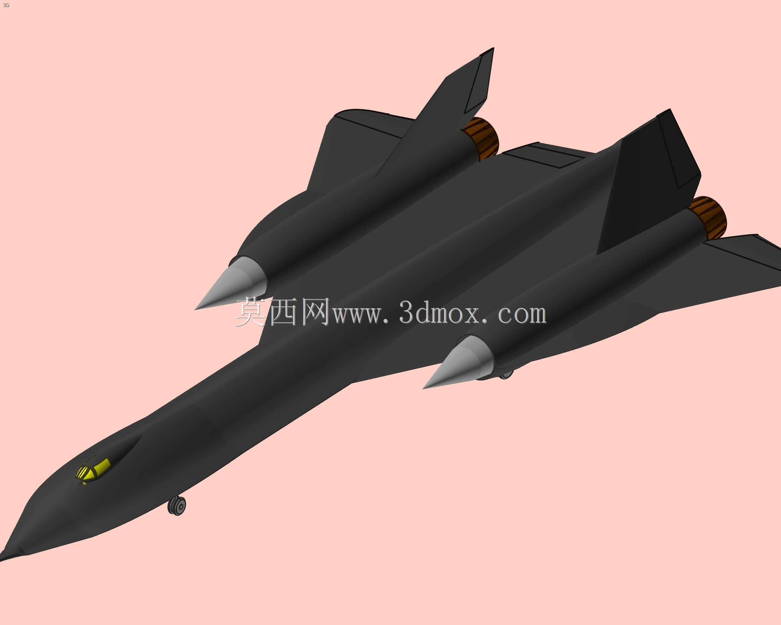 洛克希德 SR-71 侦察机实体装配模型