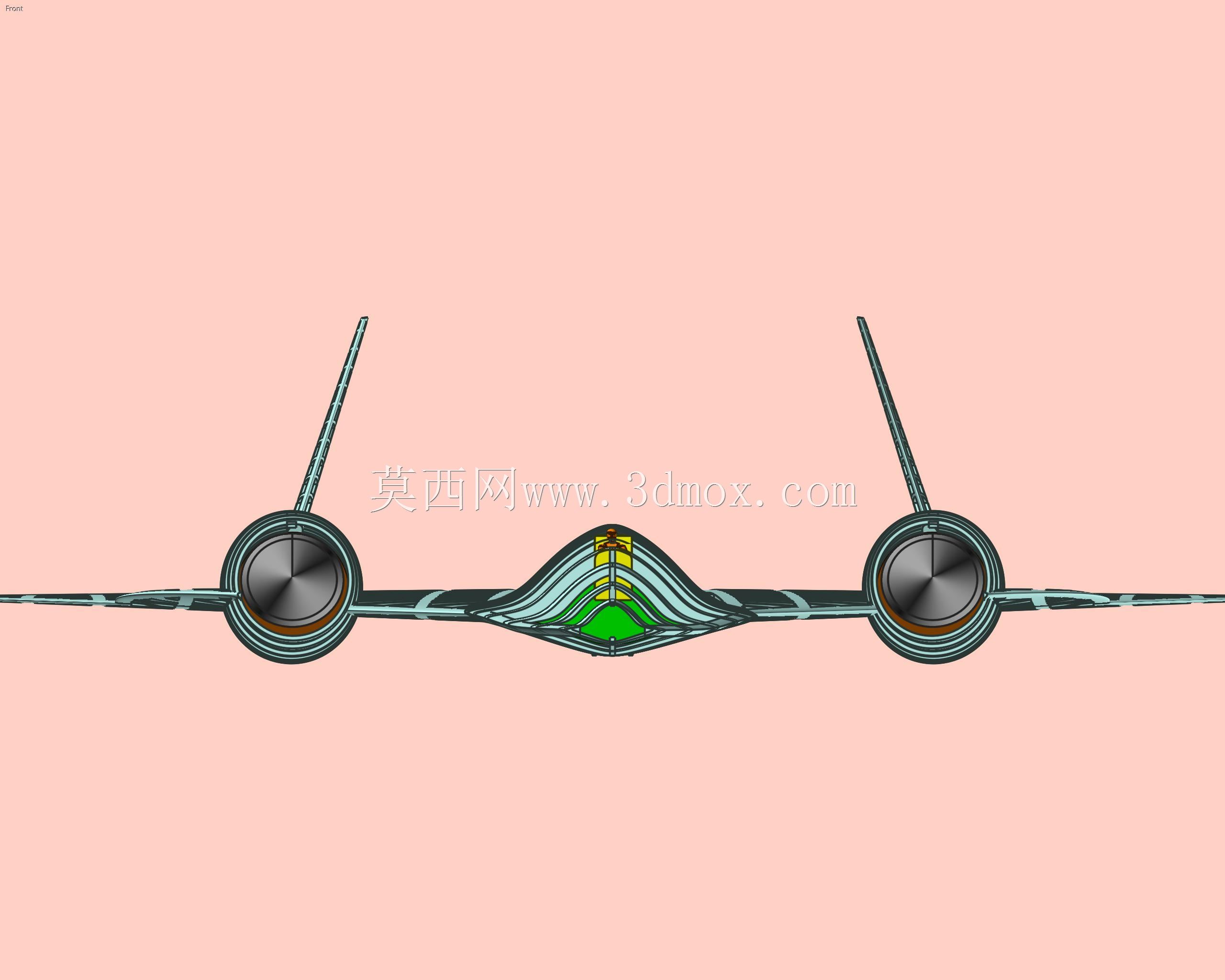 洛克希德 SR-71 侦察机实体装配模型