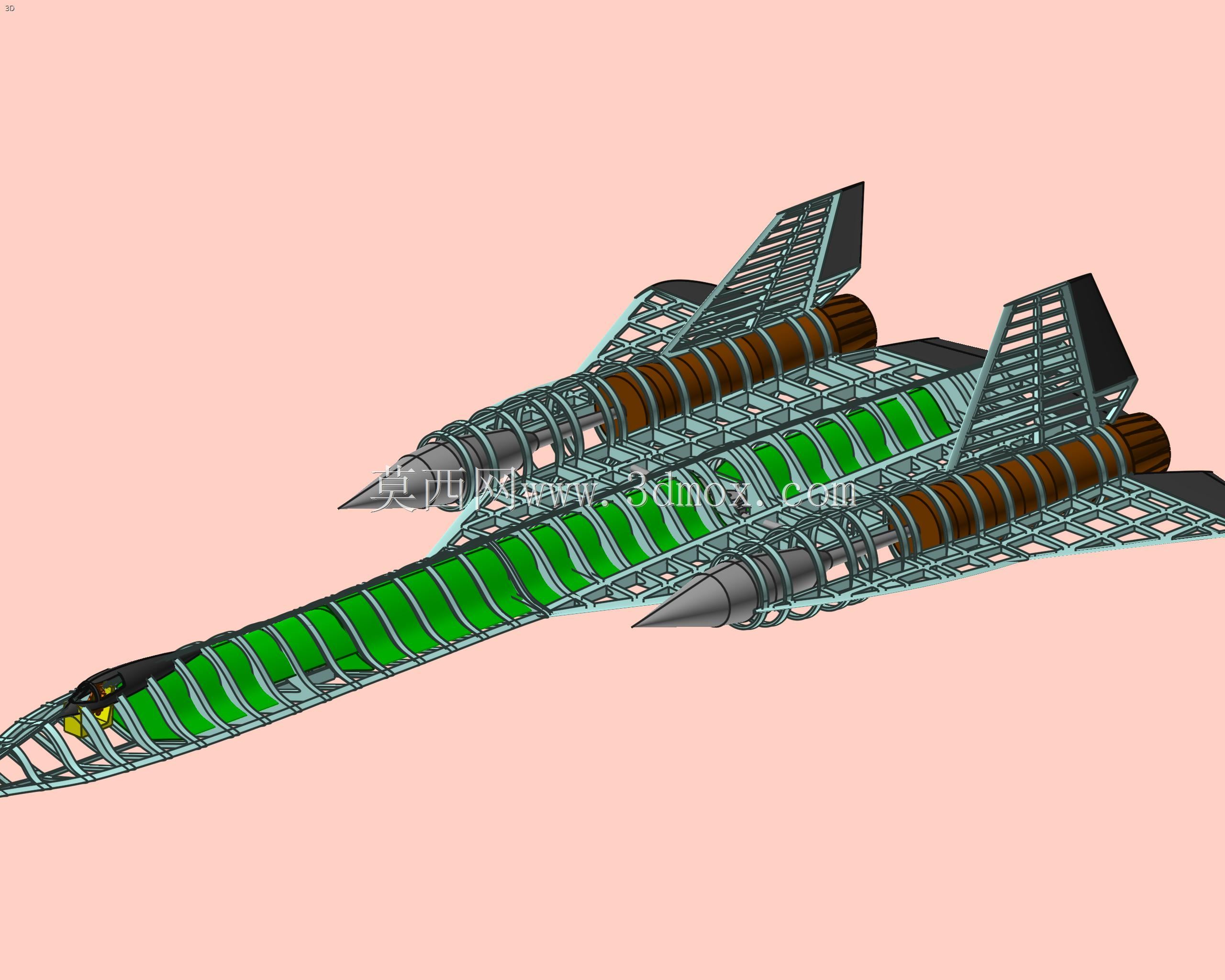 洛克希德 SR-71 侦察机实体装配模型