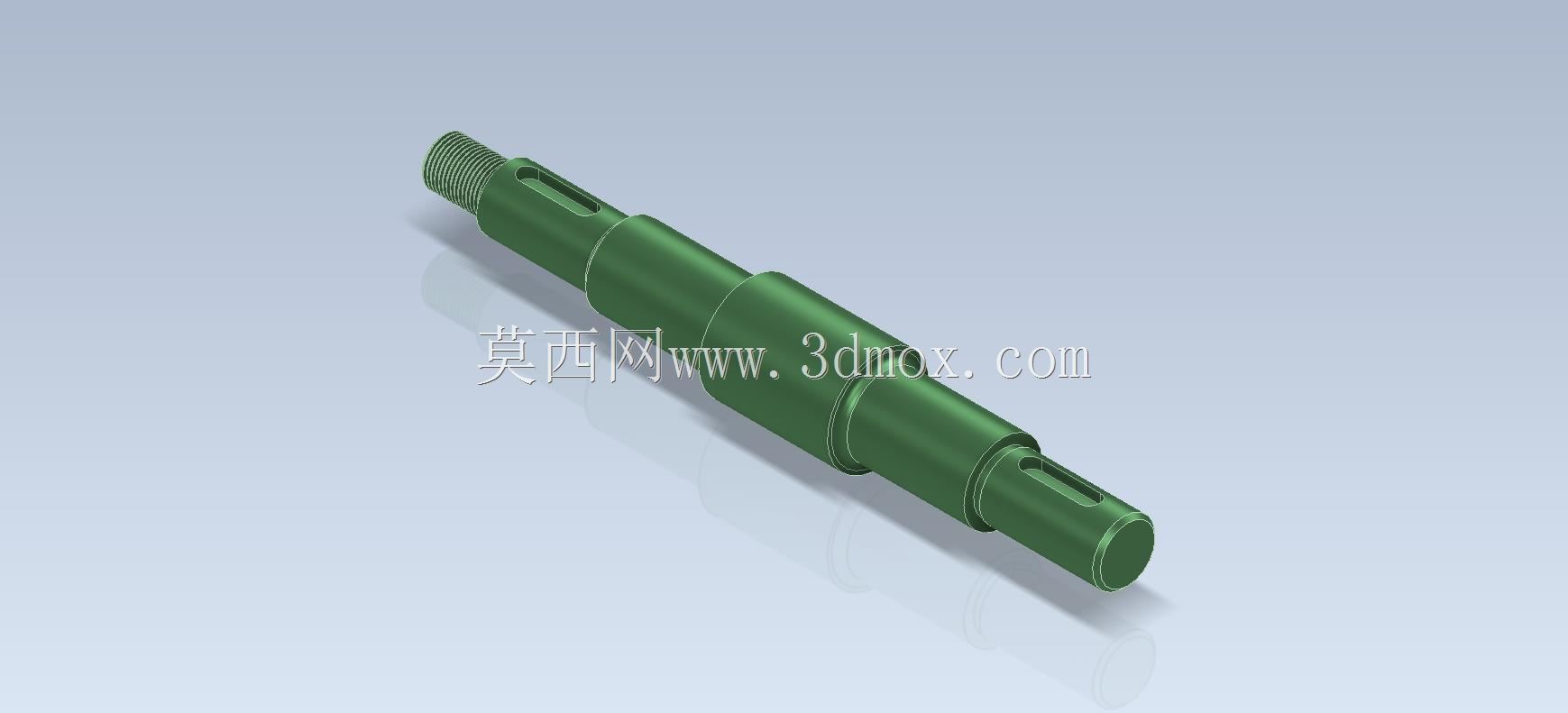 3D CAD 基本练习/旋转轴/Eje de Rotación/Autodesk Inventor Pro