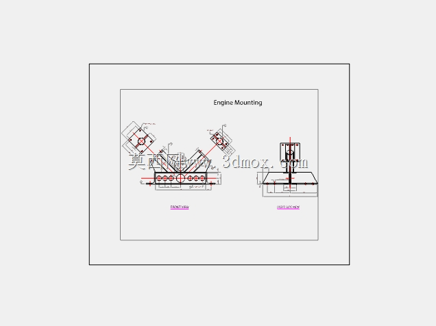 AutoCAD 2D 零件模型
