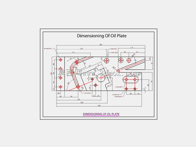 AutoCAD 2D 零件模型