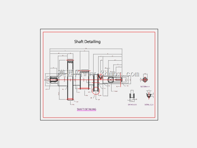 AutoCAD 2D 零件模型