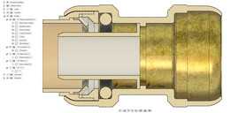 1/2\" Pex 推入接头