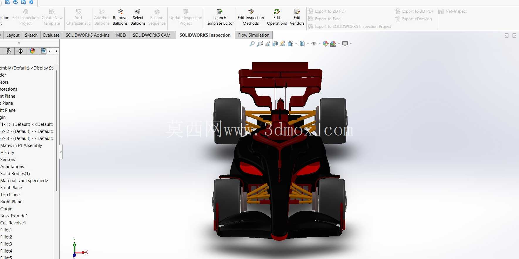 F1 ���� Solidworks