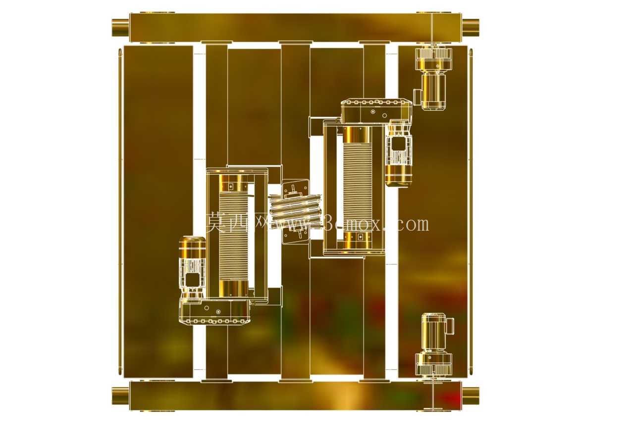 3D双葫芦桥式起重机