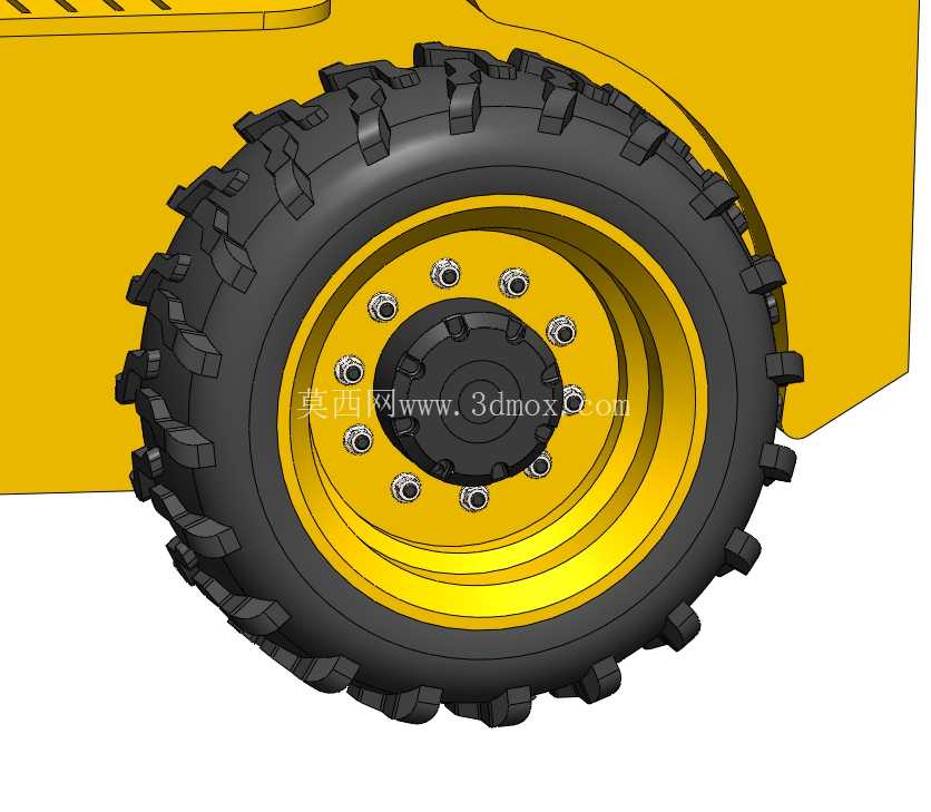 BoCat 装载机 Solid Works CAD 模型