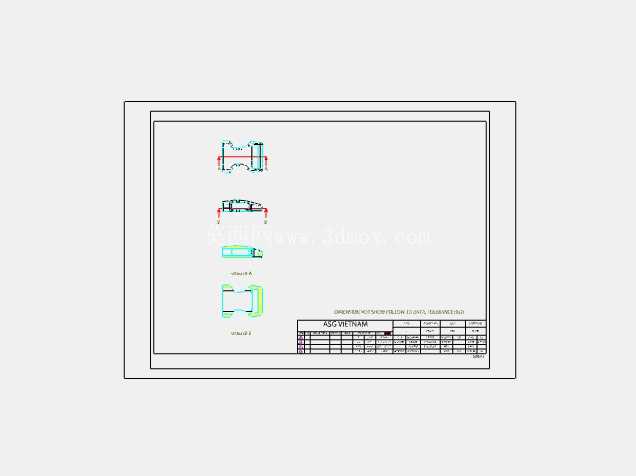 带扣模具 - 2 板模具和滑块结构