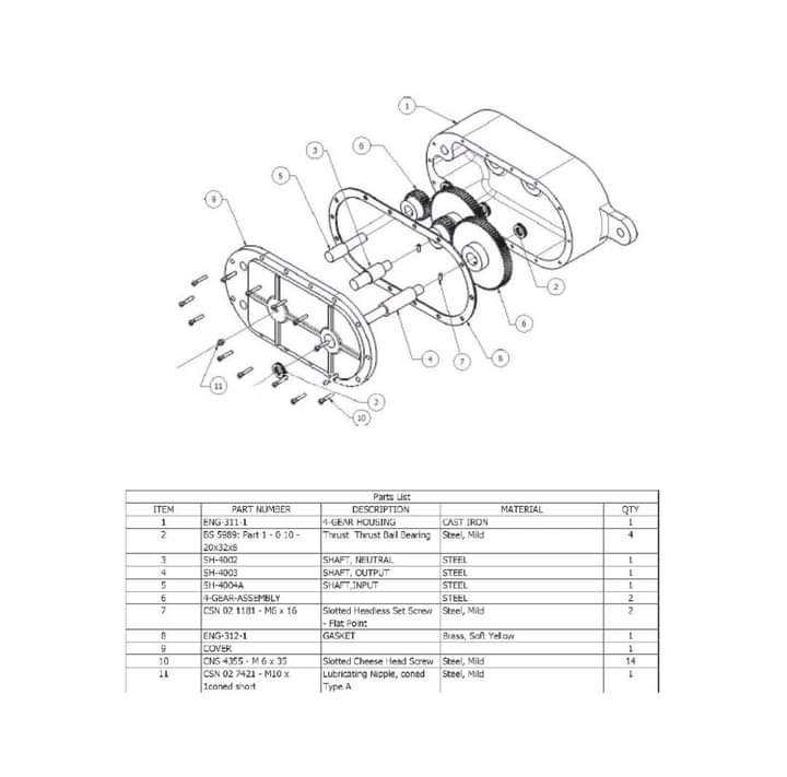 3D CAD 基本练习/齿轮箱/Caja de Engranes/Autodesk Inventor Pro