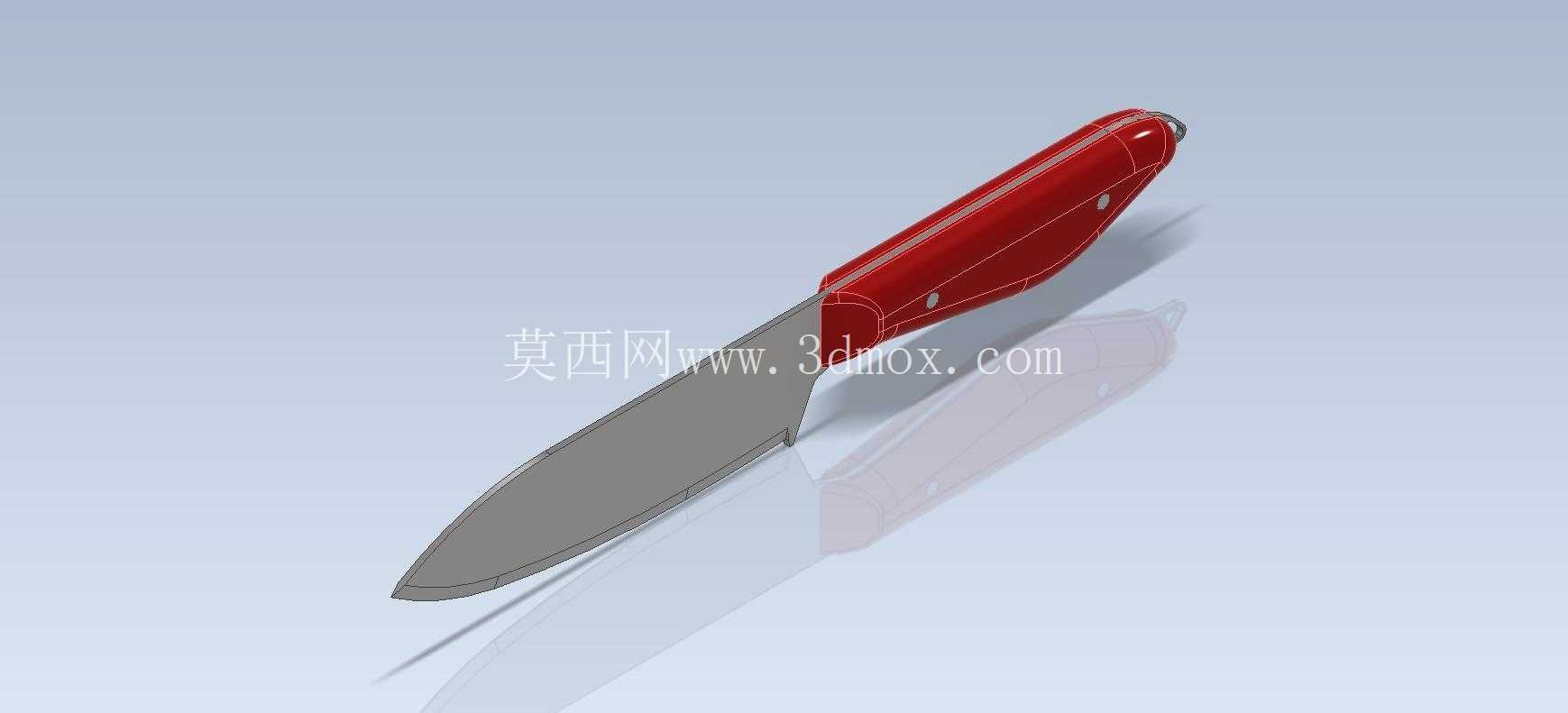 Studycadcam 3D CAD 练习 1158/Knife/Cuchillo/Autodesk Inventor Pro