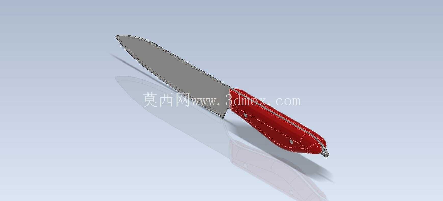 Studycadcam 3D CAD 练习 1158/Knife/Cuchillo/Autodesk Inventor Pro