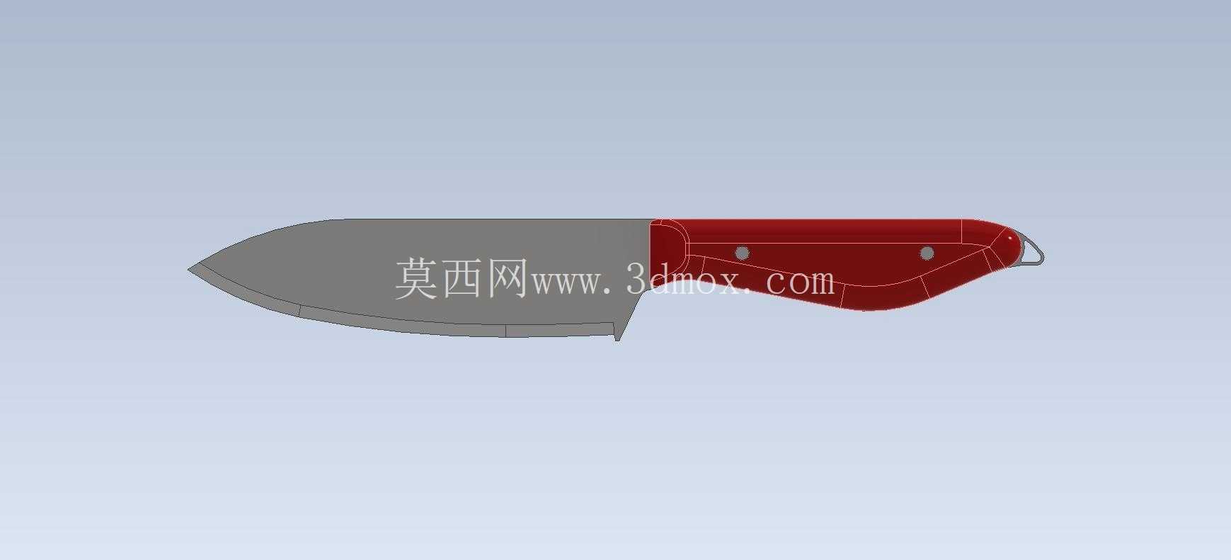 Studycadcam 3D CAD 练习 1158/Knife/Cuchillo/Autodesk Inventor Pro