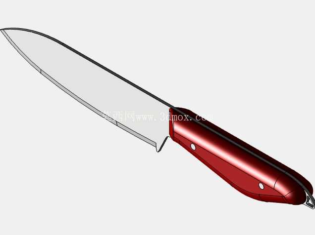 Studycadcam 3D CAD 练习 1158/Knife/Cuchillo/Autodesk Inventor Pro
