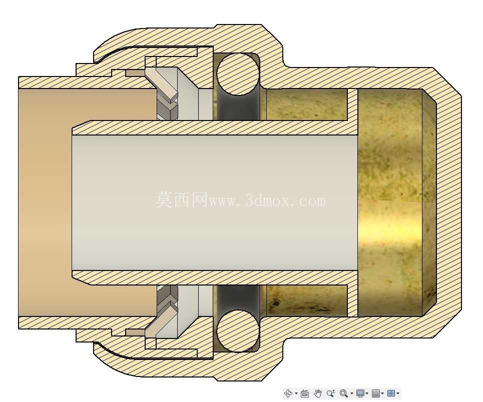 1/2\" Pex 推入接头