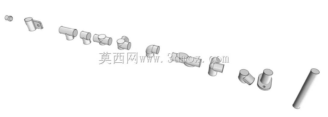 42.4 管夹 - 扶手