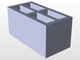 20X20X40厘米块