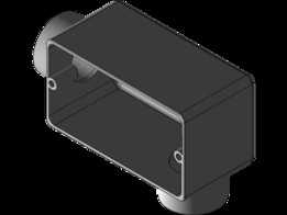 Condulete Aluminio 3/4 com Rosca Tipo LL