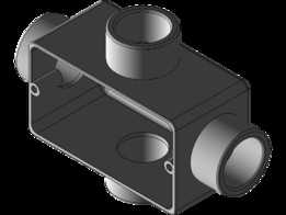 Condulete Aluminio 3/4 com Rosca Tipo X