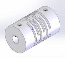 Wellenkupplung d=4 D=13 t=21