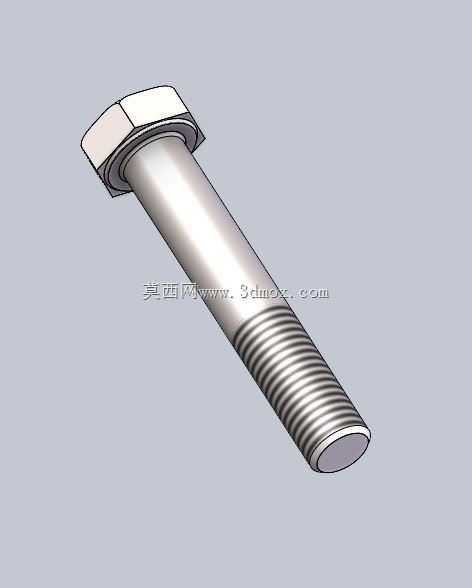 DIN 931 / ISO 4014 螺栓 - 完整 (M1.6-M64); L=3 ÷ L=800