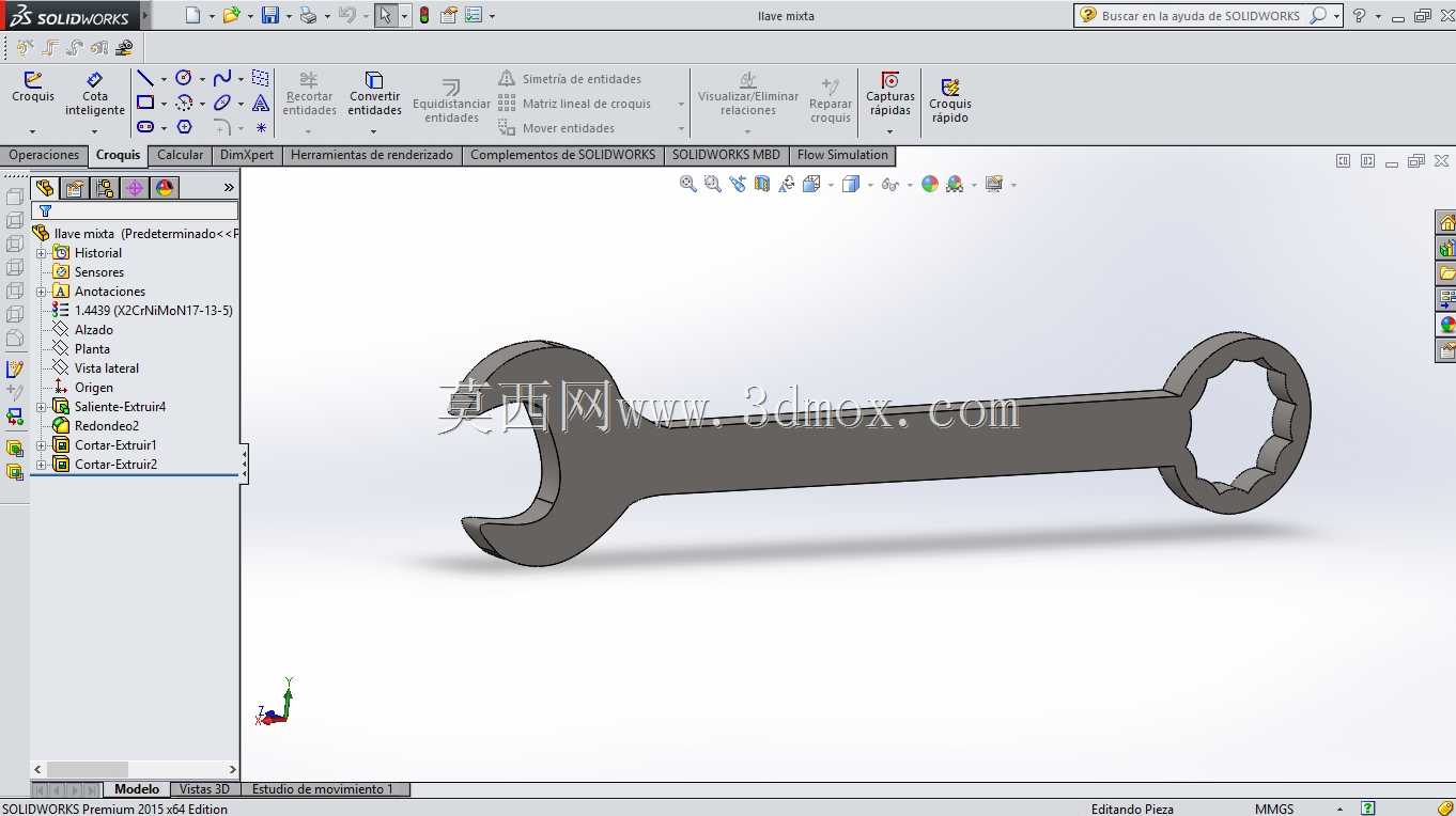 Llave mixta
