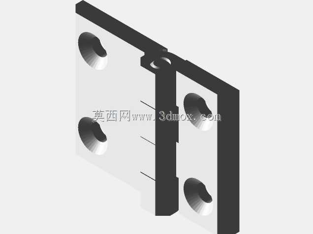 DZ-5060 - DOBRADI?A EM ZAMAK 50x60mm