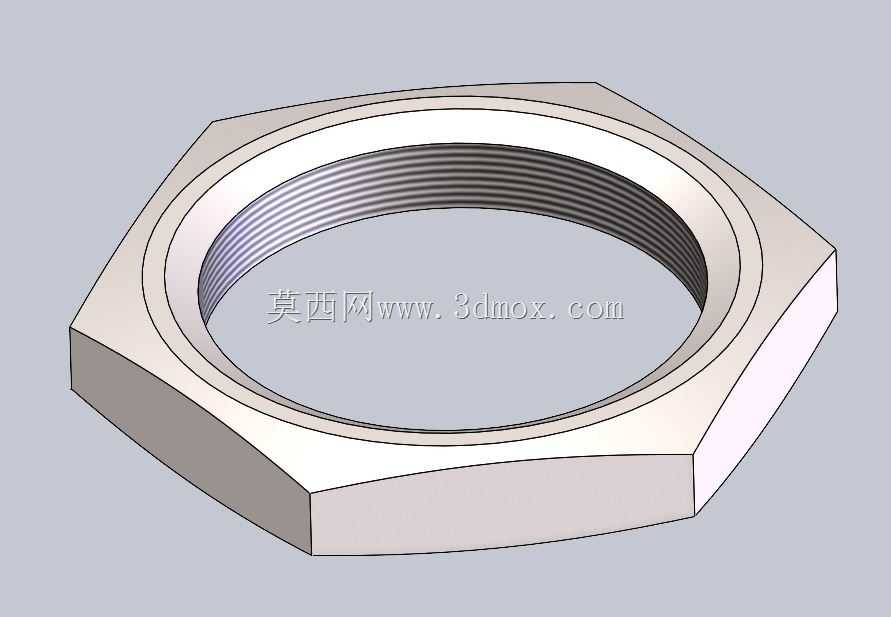 DIN 431 六角管螺母 - 完整
