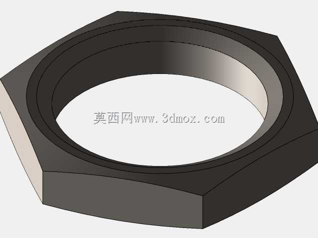 DIN 431 六角管螺母 - 完整