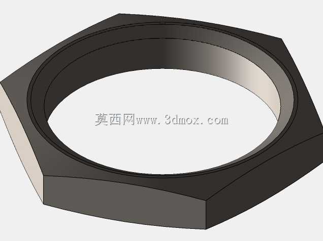 DIN 431 六角管螺母 - 完整