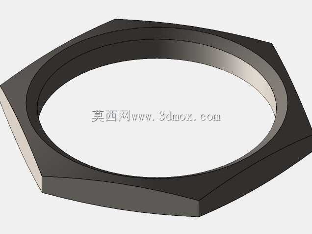 DIN 431 六角管螺母 - 完整