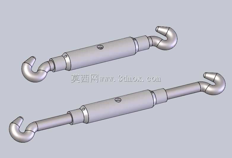 DIN 1478 - 花兰螺丝 - 封闭体 - 钩 - 钩