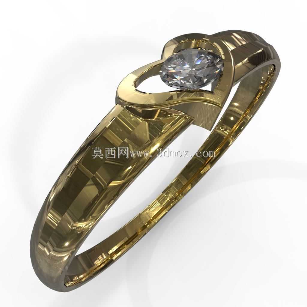 蓝宝石金戒指