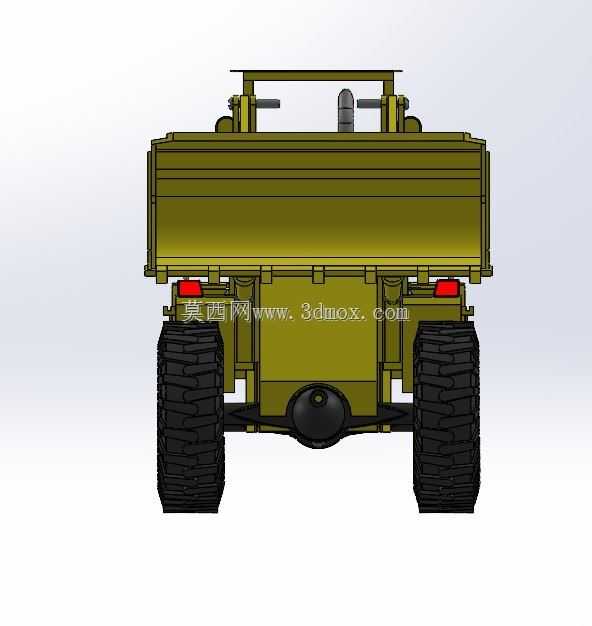 轮式装载机设计 - SolidWorks CAD 模型