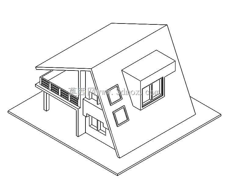 Solidworks 中的现代建筑设计 26X36
