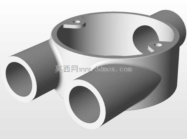 镀锌金属导管三通 Y 形盒 20mm