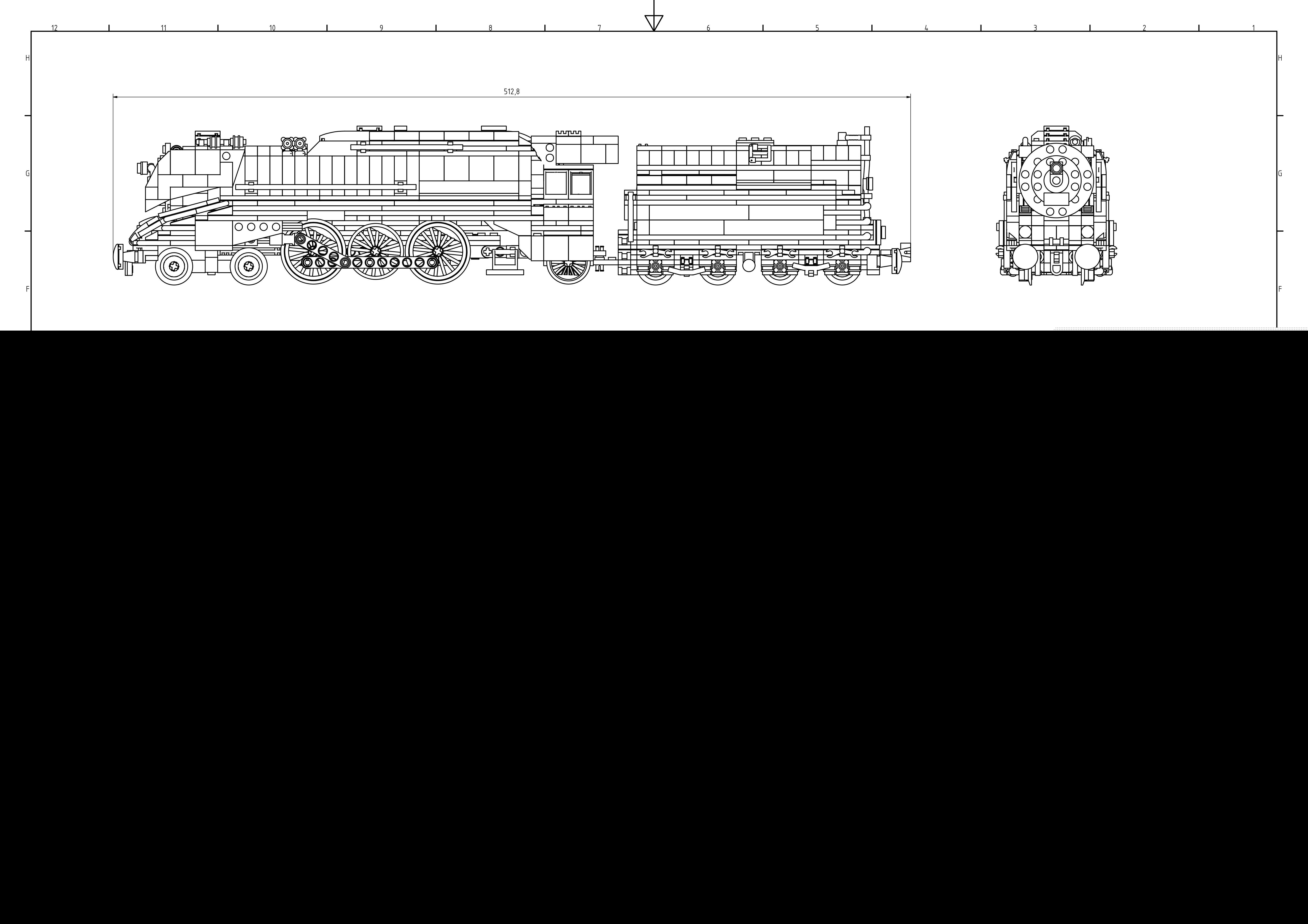带有招标 DR 18 201 的蒸汽机车