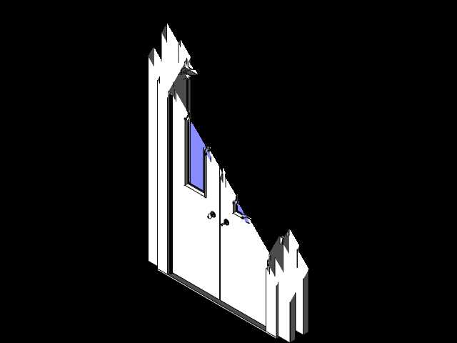 新古典主义门,宽度:1.4 m