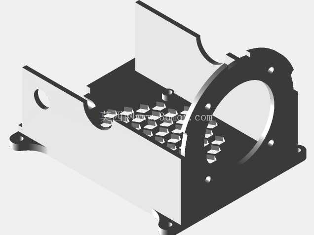 Arduino UNO CNC 屏蔽盒带风扇