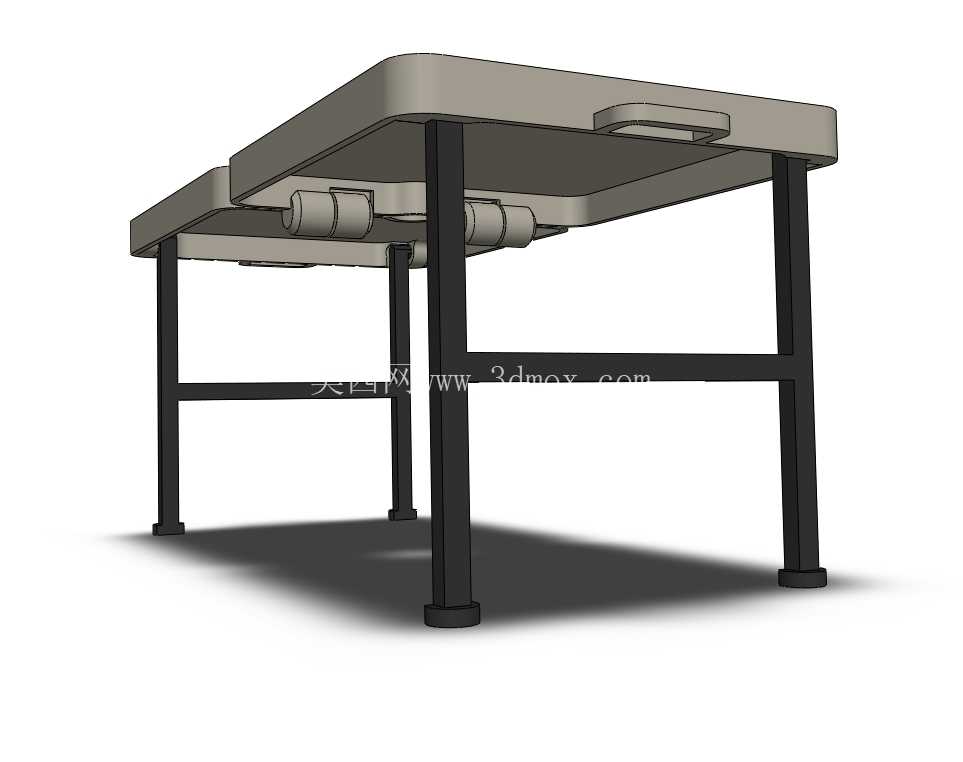 露营桌3D打印模型