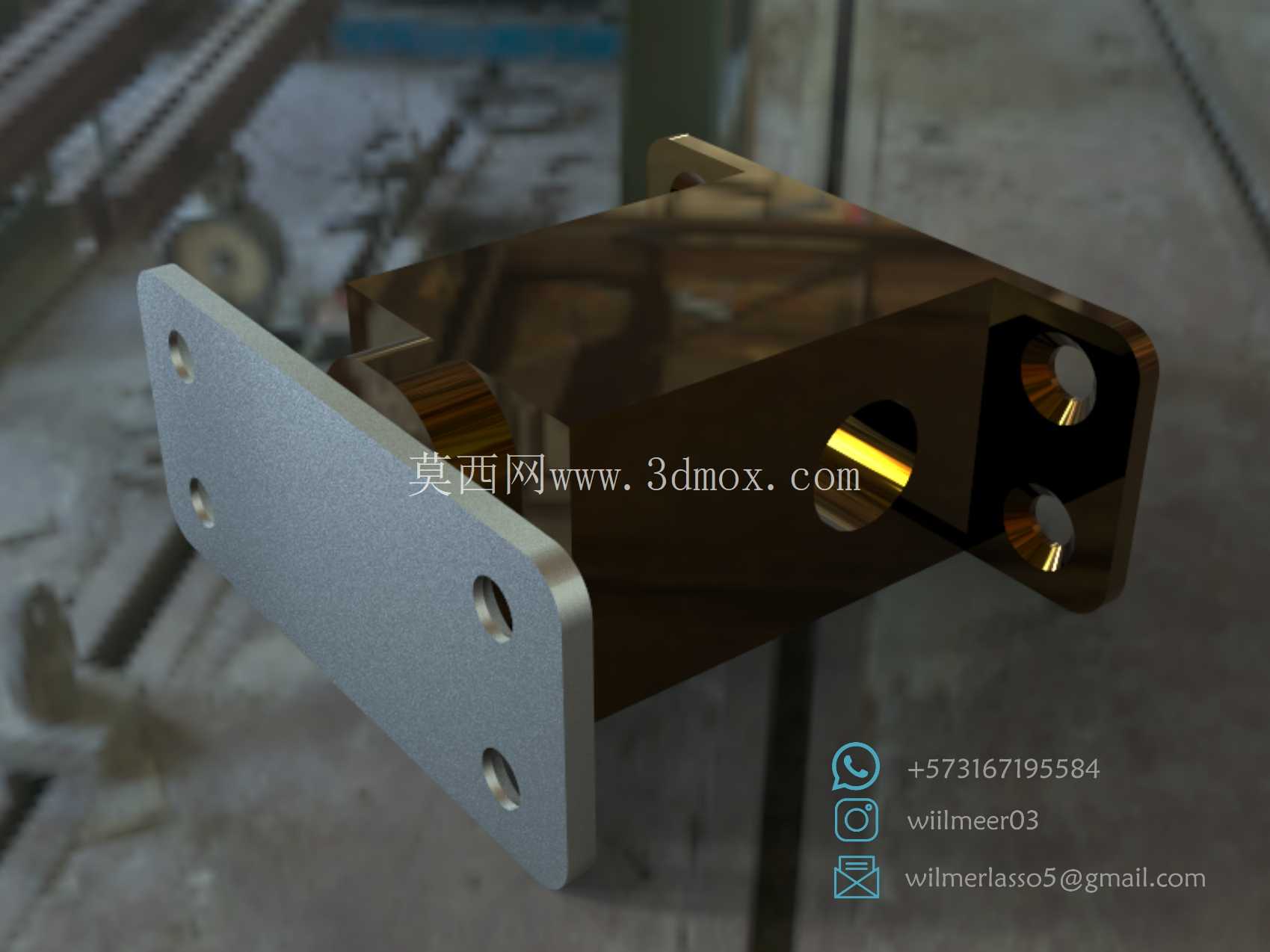 PIVOTE en Aluminio y Bronce