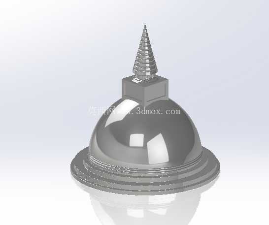 佛教 Chaitya – 建筑 3D 模型