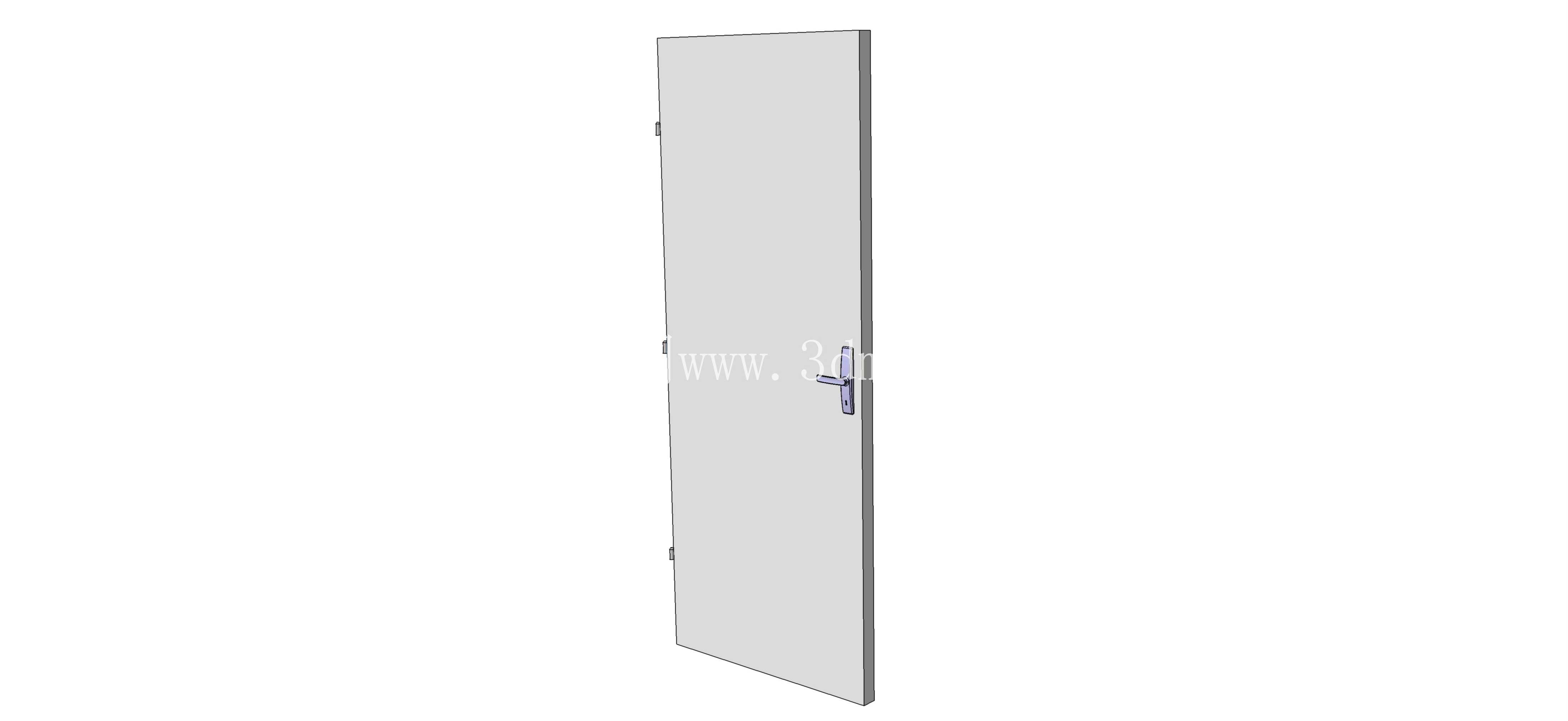 Porte chambre avec poignee