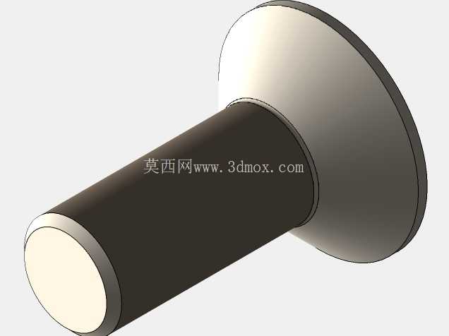 将销钉插入塑料产品