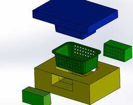 篮模(solidworks)
