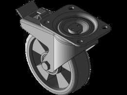 Ruedas giratorias con freno�ܼ�160 mm Zeta��4687ITP160P63ƽ��